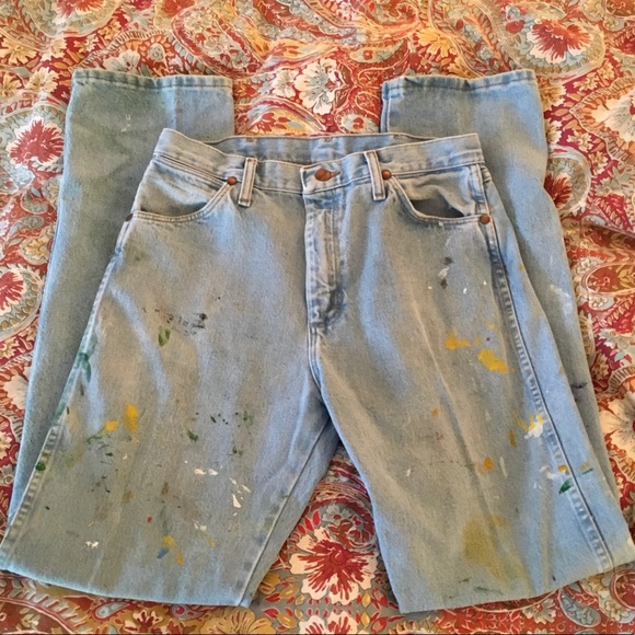 Wrangler Other - Wrangler Paint-Splattered Artist Jeans